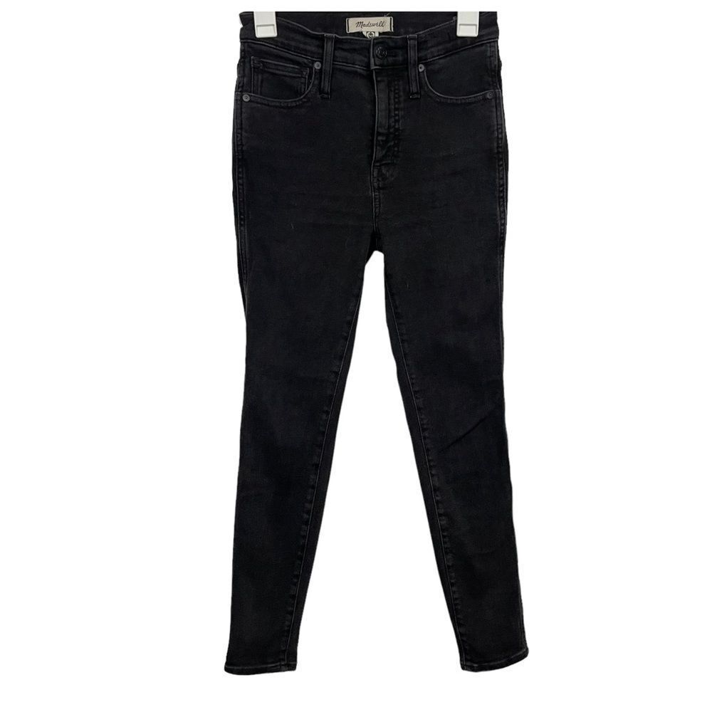 Madewell Black High Waisted Skinny Jeans